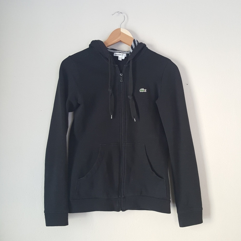 Lacoste Hooded 100% Cotton Sweatshirt